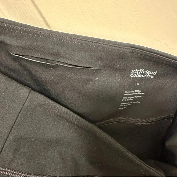 Girlfriend Collective Black Leggings Size Small - Picture 3 of 5